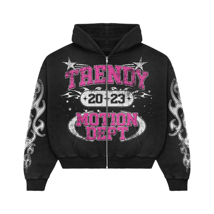 Trendy Motion Zip Up
